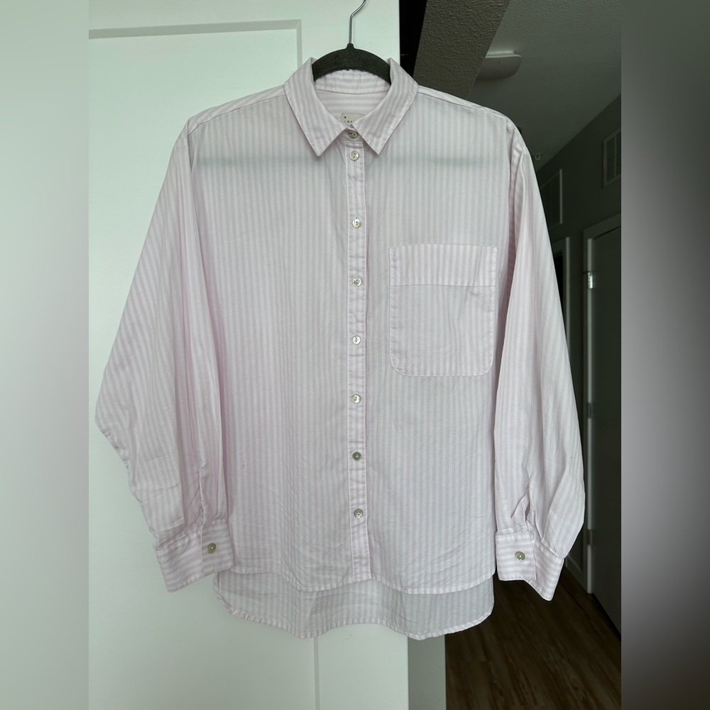 Classic Cotton Pink Striped Shirt